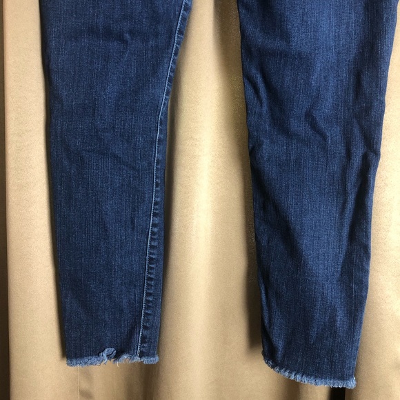 Lucky Brand Crop Cutoff Blue Denim Skinny Jeans - Picture 7 of 11